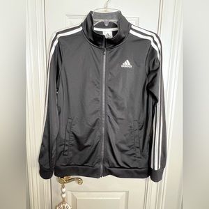 Adidas 3D Trefoil 3-Stripes Track Jacket in Black Sz Youth Large